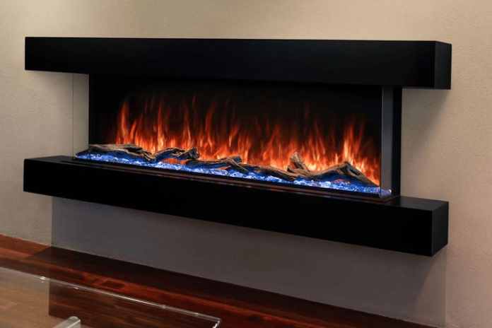 do electric fireplaces give off heat